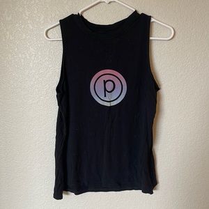 Black Noli Pure Barre branded tank
